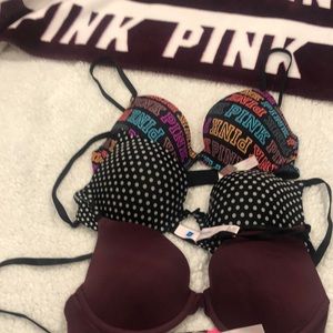 Victoria Secret Push-up Bras - Lightly worn
